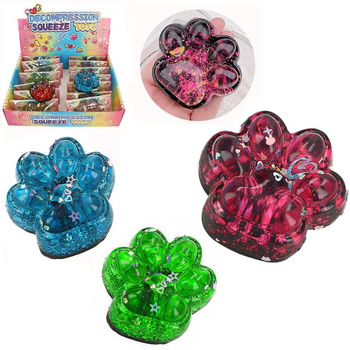 Z890695 GNIOTEK SQUISHY ŁAPKA BROKATOWA =1851