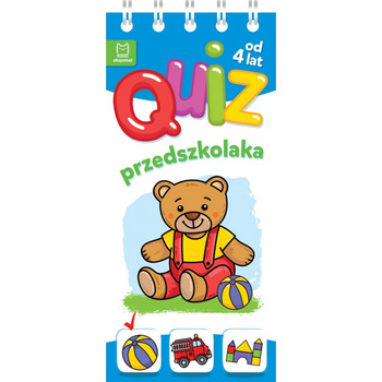 Z840536 Quiz przedszkolaka z misiem 4+