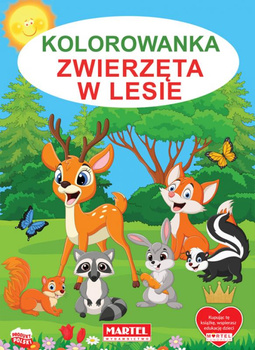 Z300122 Kolorowanka Zwierzęta w lesie =2015
