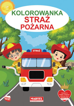 Z300116 Kolorowanka Straż pożarna  =2768