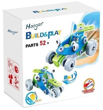 S101003 NN Młody Inżynier 2w1 Wyścigówka/Bolid 52 el