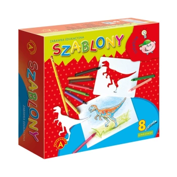 Z840728 NN Alexander Zabawka edukacyjna Szablony dinozaury Wiek 4+