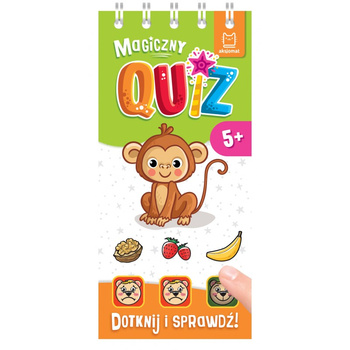 Z840532 Magiczny quiz z małpką. Dotknij i sprawdź