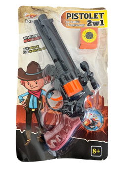 TX1034 PISTOLET A-2028 2W1 NA KAPISZONY I KULKI