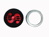 50455 Spinner Chrome Dollar