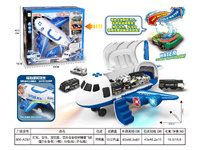 Y101780 Duży samolot transportowy + autokolarowańce + dym