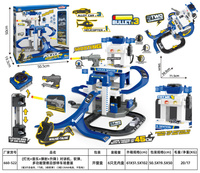 Y101775 Baza policyjna z windą , Walkie Talkie i wyrzutnią rakiet