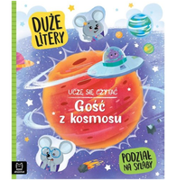 Z890291 Uczę się czytać. Gość z kosmosu. Sylaby.