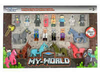 A890670 NN Zestaw 12 figurek MC + 6 koni 