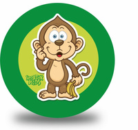 Z850079 NN Piłka PVC 230mm Małpka