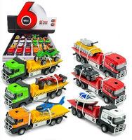 101708 Laweta z pojazdem,1:60, display 12szt światło i dźwięk