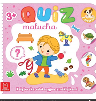 Z890280 Książeczka edukacyjna z naklejkami Quiz malucha z pieskiem