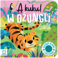 Z890258 A kuku! W dżungli. Filcowe klapki i lusterko