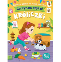 Z890296 Zaczynam czytać. Duże litery, pierwsze zdania. Króliczki