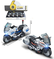 101706 Motor policyjny z napędem,1:10, display 8szt światło i dźwięk