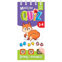 Z840529 Magiczny quiz z liskiem. Dotknij i sprawdź