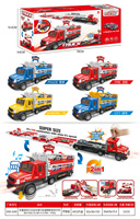 Y101773 2w1 Pojazd transportowy/tor samochodowy z katapultą 140 cm