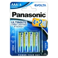 72379 Bateria Panasonic Alkaline AAA  LR03 1.5V EVOLTA Ultimate Long Lasting Energy