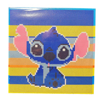 A890644 NN Haft diamentowy Niebieski Stworek 20x20cm =3182