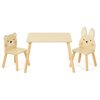 Z890654 NN Drewniany stolik i 2 krzesła =1061