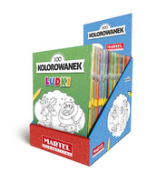 Z300102 100 kolorowanek MIX pak. 100