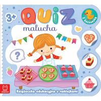 Z890278 Książeczka edukacyjna z naklejkami Quiz malucha z kaczuszką