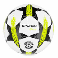 Piłka nożna GOAL biało-zielona 942598 Spokey