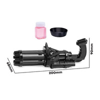 S101015 Pistolet rewolwer na bańki mydlane czarny